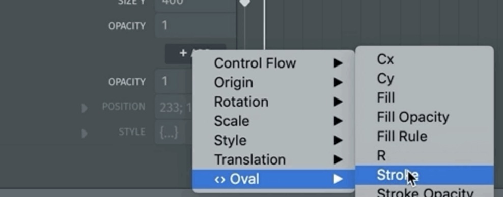 Animating the stroke property in Animator